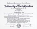 Bachelor of Science diploma