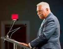 Lewis Burton at Podium